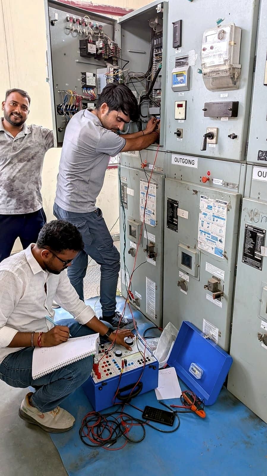 Relay retrofitting, Industrial Estate Kundli